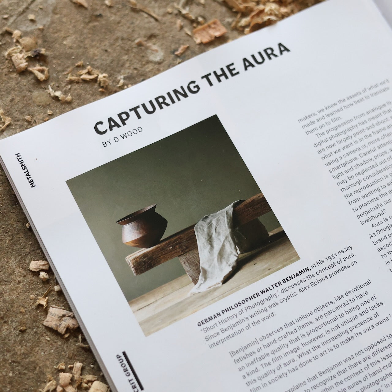 'Capturing the Aura' by D Wood for Metalsmith Magazine Vol. 43